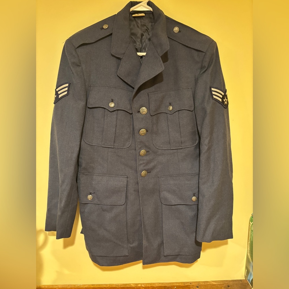Men's Military Jacket - Dark Blue